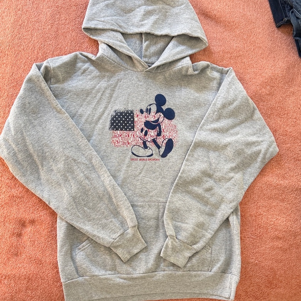 XL youth Epcot World Showcase hoodie from Disney World